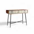 Console en bois et métal avec trois tiroirs dimensions 120 x 40 x 75 cm