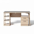 Bureau en bois avec étagères et tiroirs dimensions 120 x 60 x 75cm